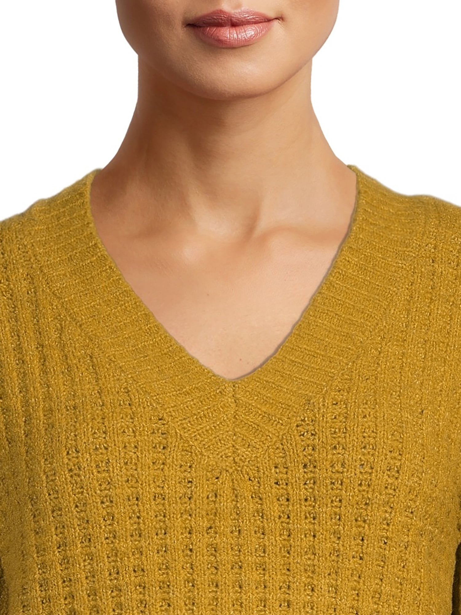 Pink Rose Juniors Chunky Waffle Knit Sweater