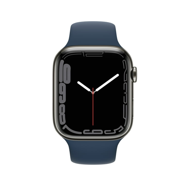 Apple Watch Series 7 GPS + Cellular, 45mm Graphite Stainless Apple Watch Series 7 GPS + Cellular, 45mm Graphite Stainless