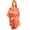 Coral, variant on byLora Satin Kimono Robe for Women, Short Silky Bathrobe, Teal, Large