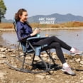 thumbnail image 5 of PORTAL Oversized Rocking Camping Chair, Portable Outdoor Rocker with High Back Hard Armrests, Supports 400 lbs,Blue, 5 of 7