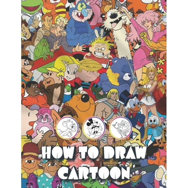 How To Draw Cartoon : Wonderful Gifts For Cartoon Network Lovers With A  Bunch Of Designs To Draw And Relieve Stress - Draw Anything and Everything  in the Cutest Style Ever! (Paperback) -