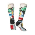 thumbnail image 5 of Lsque Colorful Abstract Bumper Cars Printed Crew Socks Men's Women's LightWeight Thin Casual Calf Socks ,Knee High Socks,Cotton Socks, 5 of 9