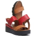 thumbnail image 5 of JUSTINREESS 7300 W Womens Leather Back Strap Sandal In Brown Size 9, 5 of 6