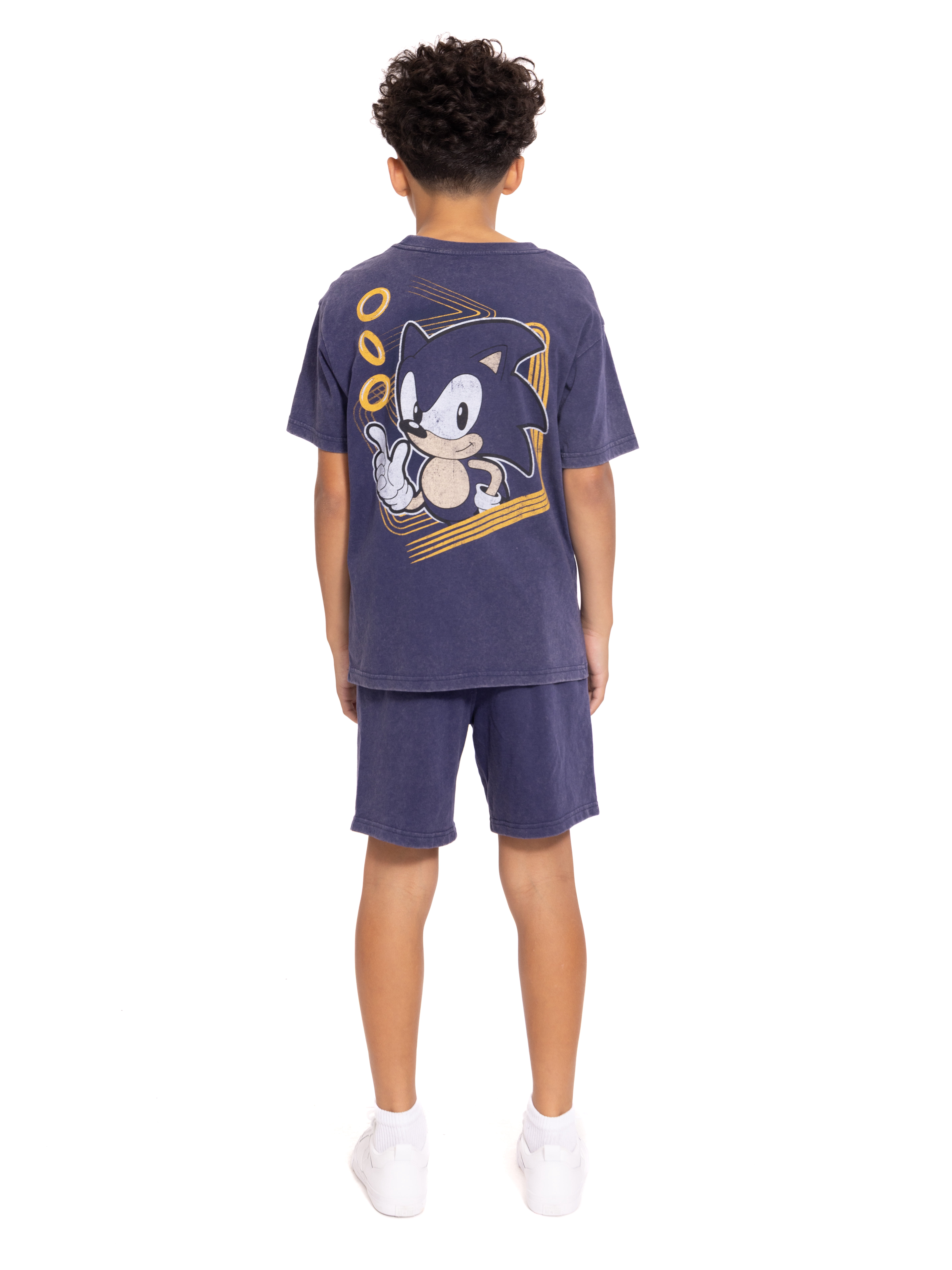 Sonic the Hedgehog Boys Short Sleeve Graphic Tee and Shorts Set, 2-Piece, Sizes 4-16