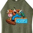 thumbnail image 3 of Disney - Goofy Leap  - Juniors High Neck Tank Top, 3 of 5