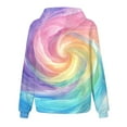 thumbnail image 6 of Tie Dye Shirt Kids Size 10 Teen Girls Crewneck Sweatshirt Casual Loose Cute Print Long Sleeve Crew Neck Baby Trendy Hooded Outfit Tops, 6 of 6