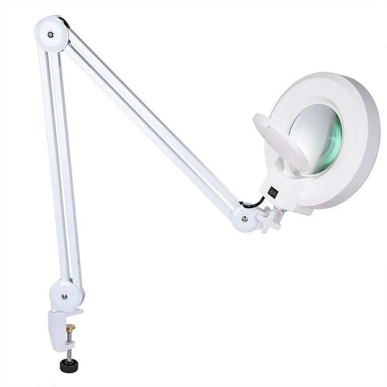 Adjustable 5x Diopter (2.25x Magnification) Magnifying Lamp