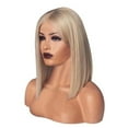 thumbnail image 6 of Teissuly Wigs Short Straight Synthetic Hair Full Wigs for Women Natural Looking Heat Resi, 6 of 7