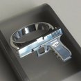 thumbnail image 2 of FDLK-anillo con forma de pistola para hombre y mujer, sortija con forma de pistola, estilo Punk, Hip-hop, joyería Pop, regalo de San Valentín, novedad de primavera, 2020, 2 of 4
