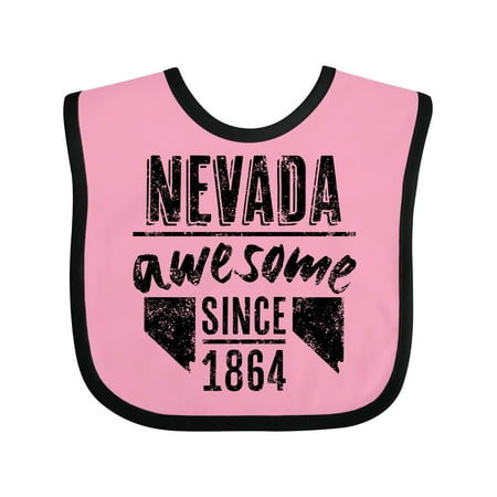 

Inktastic Nevada Awesome Since 1864 Gift Baby Boy or Baby Girl Bib