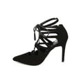 thumbnail image 4 of New Women Wild Diva Akira-63 Suede Pointy Toe Gilly Tie Gladiator Pump Size, 4 of 6