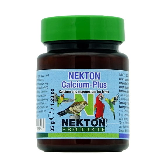NEKTON Calcium-Plus Calcium and Magnesium for Birds 1.23oz (35g)