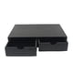 thumbnail image 3 of Caja de almacenamiento para cápsulas de café con 2 cajones, soporte para máquina de café, gran capacidad Negro, 3 of 9