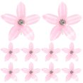 thumbnail image 1 of 10Pcs Mini Claw Clips Mini Flower Claw Clips Rhinestone Hair Clips Girls Hair Decorations, 1 of 8