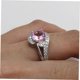 thumbnail image 2 of FENGGUIQU Anillo Rosa Con Zirconia Para Mujer Accesorio En Oficina Y, 2 of 8
