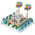 thumbnail image 1 of Taj Mahal Micro Size Blocks Toy Building Model City Building Bricks Birthday Gifts Mini Toys For Kids Children Educational Gift, 1 of 5