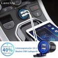 thumbnail image 3 of Usb Cigarette Lighter,4.8a 12v Dual Usb Socket,5v/2.4a Waterproof,car Charging,for 12v/24v Vehicles, 3 of 4