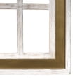 thumbnail image 3 of Stratton Home Decor Gold and White Window Panel Wall Decor, 3 of 6