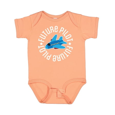 

Inktastic Future Pilot Boys Airplane Flying Gift Baby Boy Bodysuit