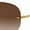 GOLD BROWN, variant on RB3449 59MM Semi-Rimless Aviator Sunglasses