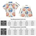 thumbnail image 3 of joogoo Boy Shorts Set Colorful Beach Balls 2 Piece Short Sleeve Button Down Hawaiian Shirt Shorts 9-10Y, 3 of 8