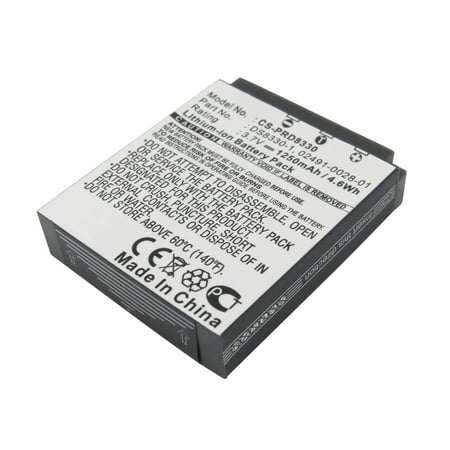 Replacement Battery for Maginon DC-8300 DC-8600 DC-X DC-XZ6 02491-0028-01 3.7V/1250mAh