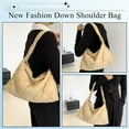 thumbnail image 6 of Kukuzhu Quilted Tote Bag for Women, Soft Puffer Tote Bag Lightweight Designer Nylon Crossbody Bags for Women Hobo Bag, 6 of 7