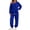 Blue, variant on FAIWAD Lounge Sets for Women 2 Piece Off Shoulder Sweatshirt Drawstring Jogger Pants Sweatsuit Fall Winter Tracksuit
