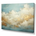 thumbnail image 2 of Designart "Taupe Golden Simplistic Clouds III" Clouds Canvas Prints, 2 of 7