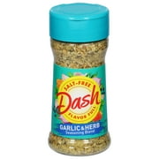 Dash Garlic & Herb Seasoning Blend, Salt free Kosher, 2.5 oz