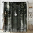 thumbnail image 5 of Halloween Bathroom Sets with Shower Curtain and Rugs and Accessories, Witch Skull Shower Curtain Sets, Spooky Shower Curtains for The Bathroom, Halloween Bathroom Decor 3 Pcs, 5 of 7
