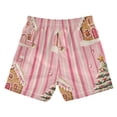 thumbnail image 7 of FORMRS Boys Swim Trunks Quick Dry Mesh Liner Boardshorts Sizes XS-XL, Gingerbread Houses, 7 of 7