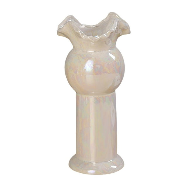 GROWTH TANK Nordic Simple Ceramic Vase Bud Pot Tabletop Hydroponic Plant Holder Flower Vase A