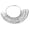 Silver Measure Tool, variant on UK Ring Finger Sizer Gauge Measuring Jewelry Size Measure Tool 3.15 inches / 8 cm