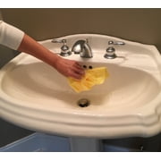 idee No Mildew, Non-Scratch Disposable Scouring Sheets (60 Sheets/roll) for Dish-Washing, Cleaning, Scrubbing, PW01Y, Yellow