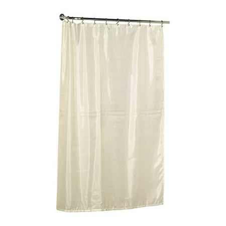 Ivory Extra Long Shower Curtain Park Avenue Deluxe Collection Park Avenue Deluxe Collection Extra Long (84'') Polyester Shower Curtain Liner in Ivory ()
