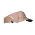 thumbnail image 2 of Xecao Rose Gold Glitter Splatter for Adult Sun Cap offers versatile sun protection with adjustable Velcro for a secure fit., 2 of 8