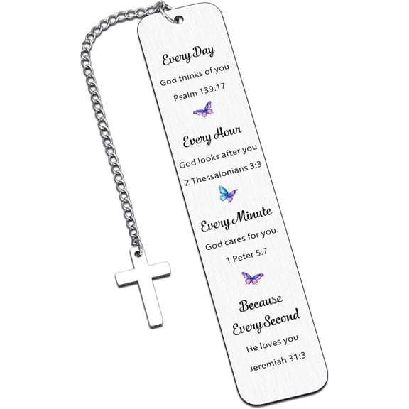 Bible Bookmark Confirmation Gifts for Teen, Confirmation Gifts Religious Bookmark for Daughter, Baptism Gift, Christian Gift for Teen College Dorm Room Essentials