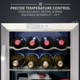 thumbnail image 4 of Refrigerador de vino Ivation para 12 botellas con cierre, 41L-18L, 4 of 8