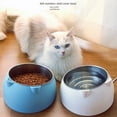 thumbnail image 2 of 304 Stainless Steel Heated Cat Bowl with Neck Protection, 2 of 4
