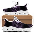 thumbnail image 1 of Zapatos planos de primavera para hombre, diseño de calavera punk, zapatillas informales para hombre, calzado con cordones para caminar de verano para niños, 1 of 6