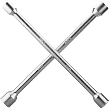 14 Inch Universal Heavy Duty Lug Wrench 4 Way Tire Iron Wrench