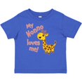 thumbnail image 3 of Inktastic My Nonno Loves Me Cute Giraffe Boys or Girls Baby T-Shirt, 3 of 5