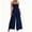 Navy blue, variant on Strapless Women's Sleeveless Jumpsuit Summer Casual Loose Jumpsuit Women's with Pockets Jumpsuit