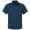 Navy Blue, variant on Men's Black Shirts Button Down Short Sleeve Shirts Relaxed Fit Casual Work Shirts with Two Pockets