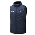 thumbnail image 6 of Penkiiy Heated Vest,Heating Vest Rechargeable,Warming Heated Jacket with 3 Heating Levels Unisex Battery Not Included Heated Vest Blue, 6 of 6