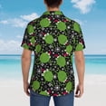 thumbnail image 4 of Sigee Frogs And Santa Hat for Men’s Casual Beach Summer Shirts Funky Hawaiian Shirt for Men Hawaiian Shirts,3X-Large, 4 of 7