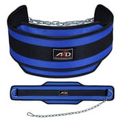 ARD CHAMPS? Weight Lifting Belt/ Neoprene Belt/ Exercise Belt With Heavy Chain Blue