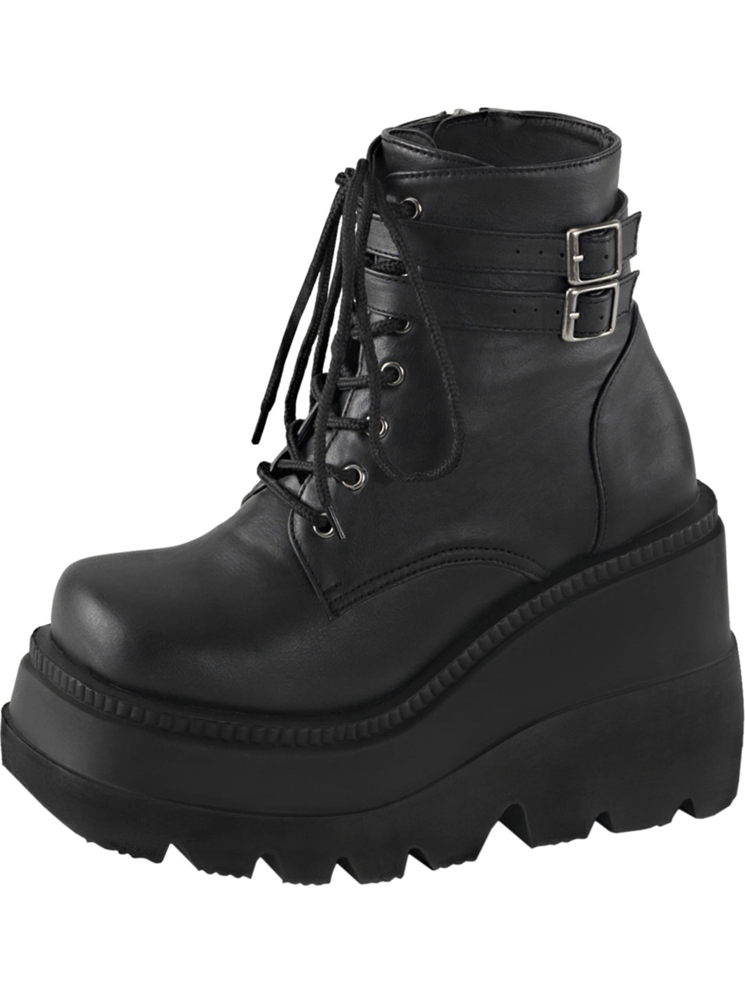 platform wedge booties