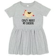 thumbnail image 3 of Inktastic Cute Chicken Farming Girls Toddler Dress, 3 of 5